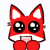 Emoticon Red Fox alucinações olhos